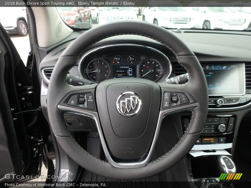 Ebony Twilight Metallic / Ebony 2018 Buick Encore Sport Touring AWD