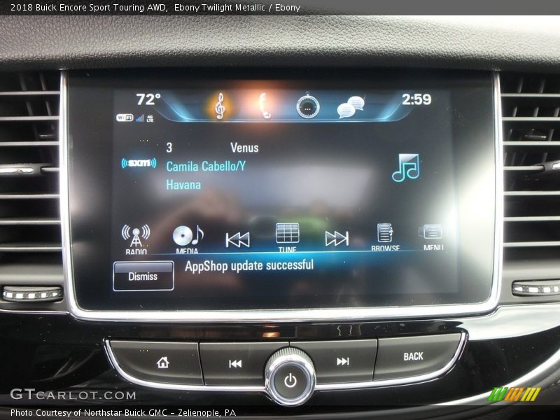 Ebony Twilight Metallic / Ebony 2018 Buick Encore Sport Touring AWD