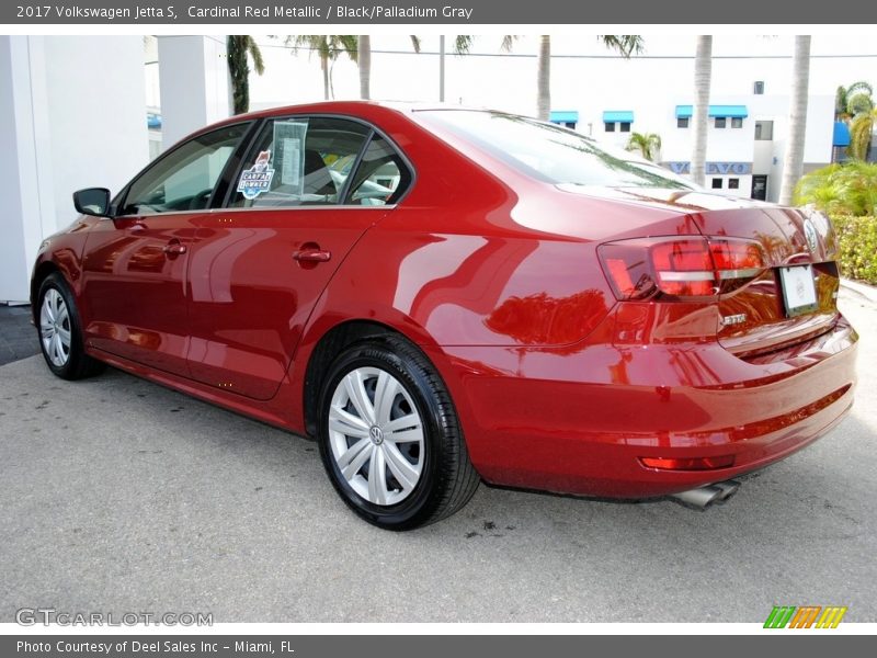 Cardinal Red Metallic / Black/Palladium Gray 2017 Volkswagen Jetta S