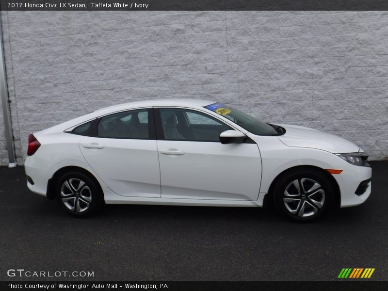 Taffeta White / Ivory 2017 Honda Civic LX Sedan