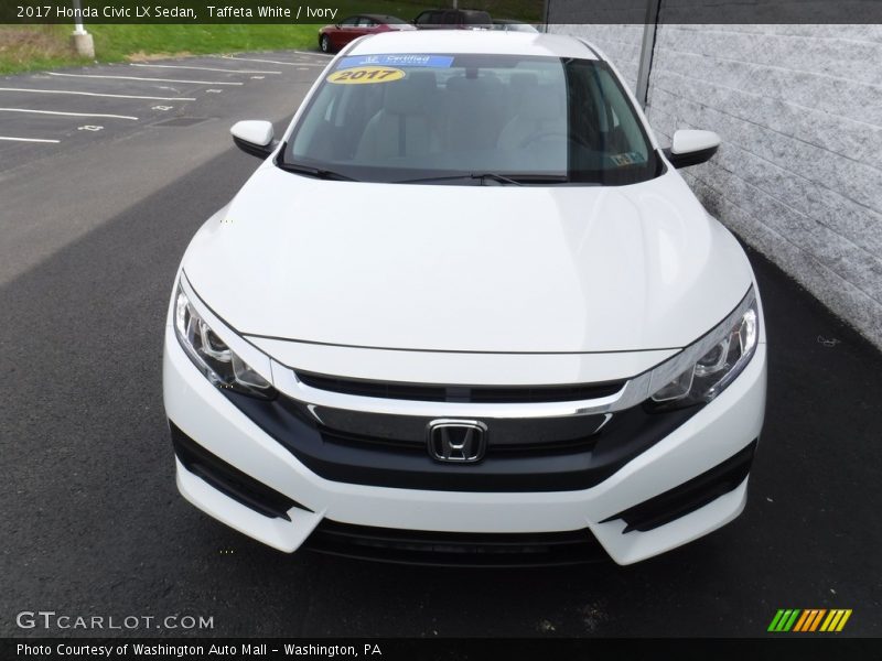 Taffeta White / Ivory 2017 Honda Civic LX Sedan