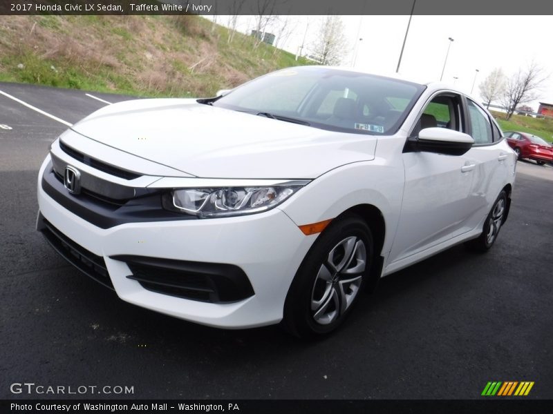 Taffeta White / Ivory 2017 Honda Civic LX Sedan