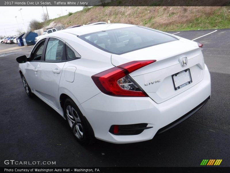 Taffeta White / Ivory 2017 Honda Civic LX Sedan