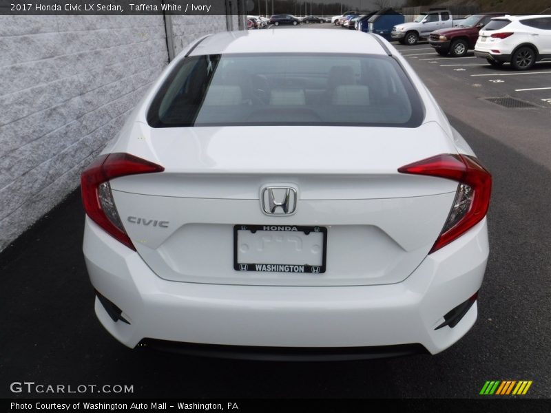 Taffeta White / Ivory 2017 Honda Civic LX Sedan