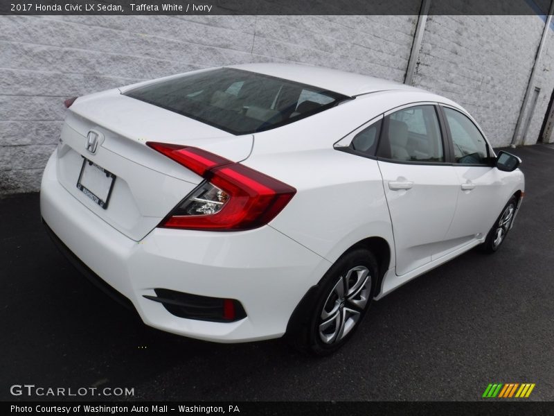 Taffeta White / Ivory 2017 Honda Civic LX Sedan