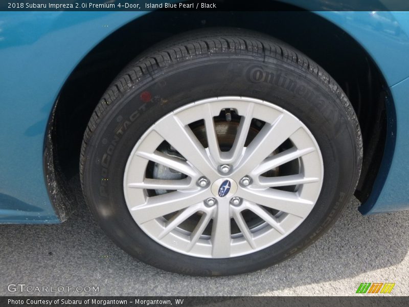 Island Blue Pearl / Black 2018 Subaru Impreza 2.0i Premium 4-Door