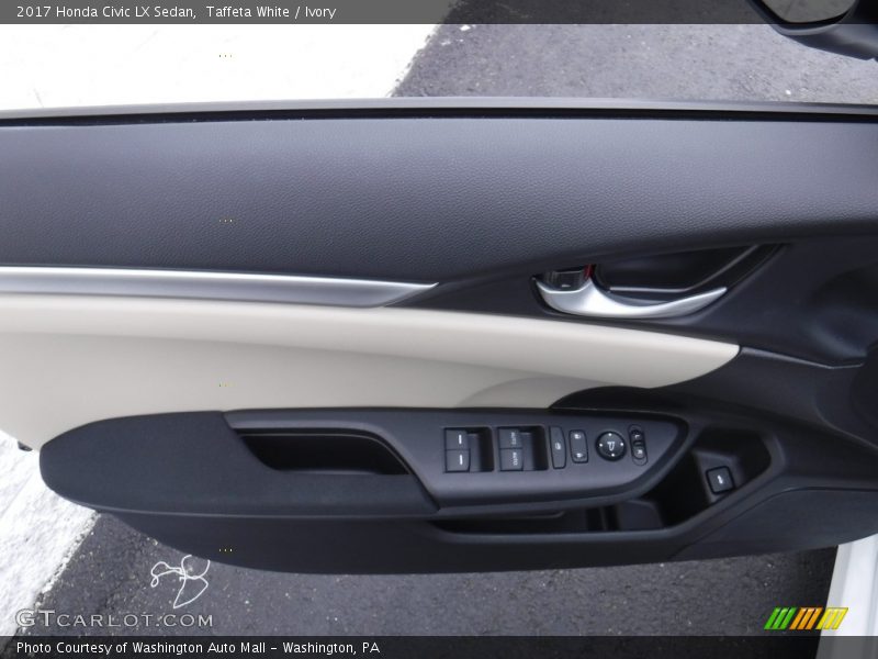 Taffeta White / Ivory 2017 Honda Civic LX Sedan