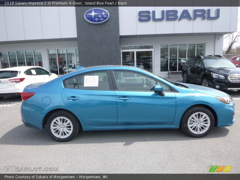 Island Blue Pearl / Black 2018 Subaru Impreza 2.0i Premium 4-Door