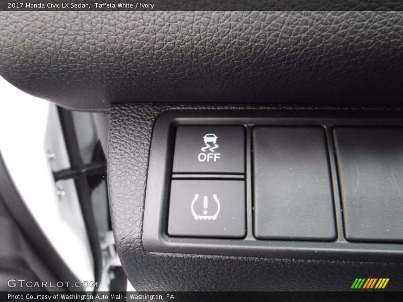 Taffeta White / Ivory 2017 Honda Civic LX Sedan