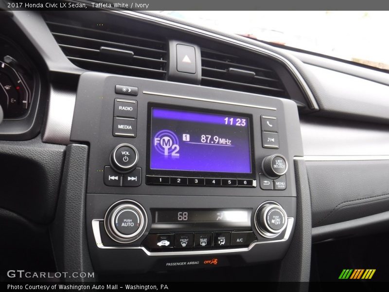 Taffeta White / Ivory 2017 Honda Civic LX Sedan