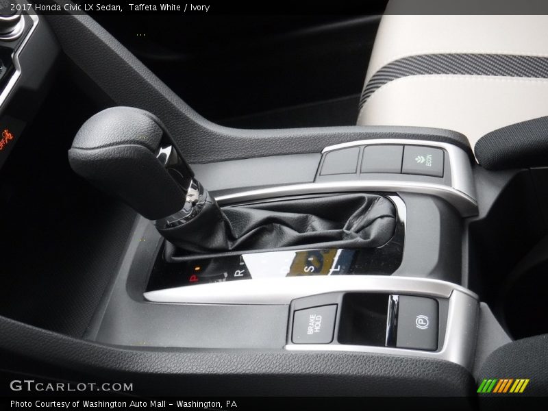 Taffeta White / Ivory 2017 Honda Civic LX Sedan