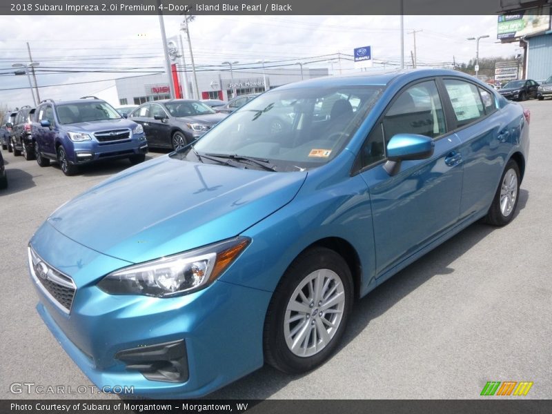 Island Blue Pearl / Black 2018 Subaru Impreza 2.0i Premium 4-Door