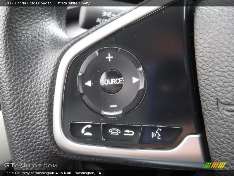 Taffeta White / Ivory 2017 Honda Civic LX Sedan