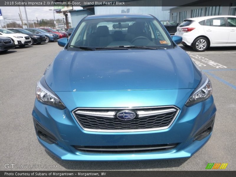 Island Blue Pearl / Black 2018 Subaru Impreza 2.0i Premium 4-Door