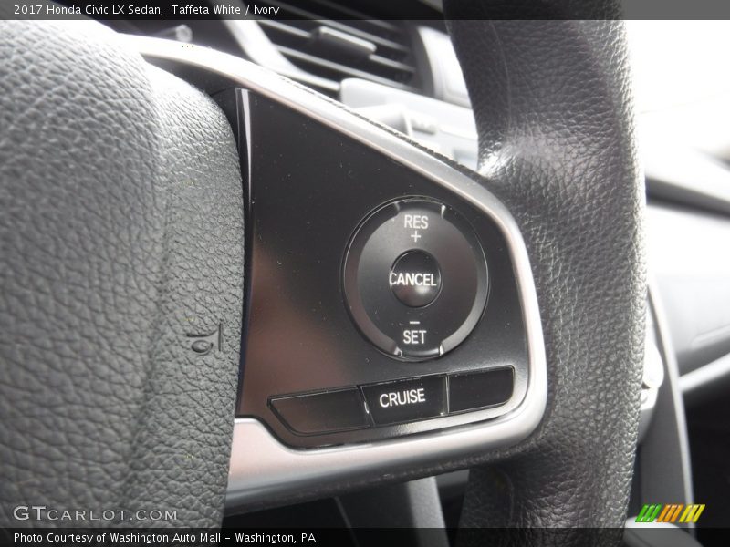 Taffeta White / Ivory 2017 Honda Civic LX Sedan