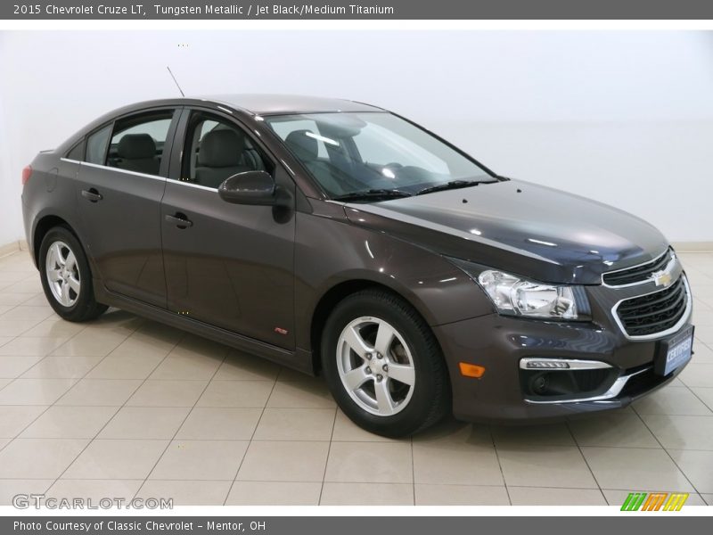 Tungsten Metallic / Jet Black/Medium Titanium 2015 Chevrolet Cruze LT