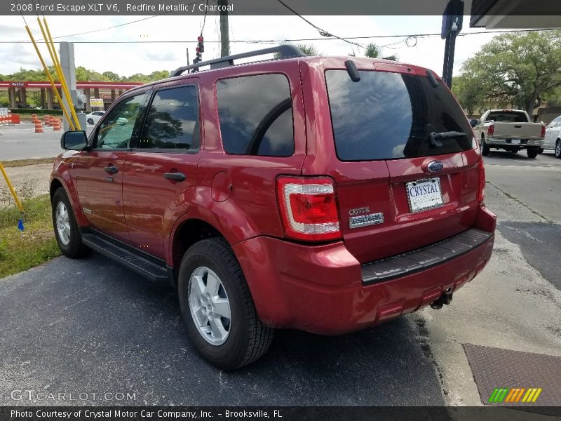 Redfire Metallic / Charcoal 2008 Ford Escape XLT V6
