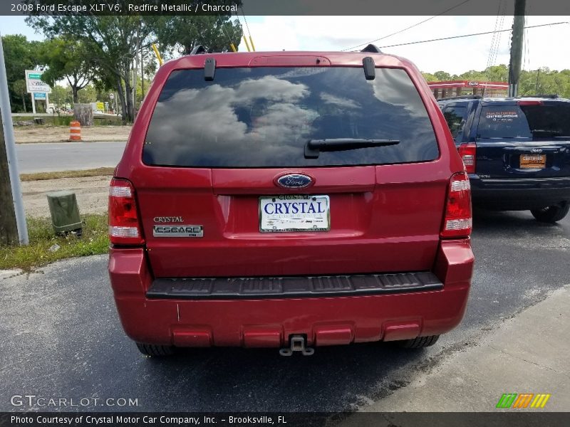 Redfire Metallic / Charcoal 2008 Ford Escape XLT V6