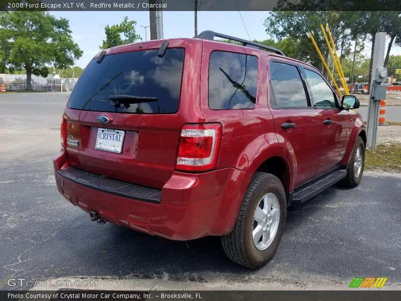 Redfire Metallic / Charcoal 2008 Ford Escape XLT V6