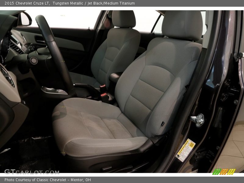 Tungsten Metallic / Jet Black/Medium Titanium 2015 Chevrolet Cruze LT