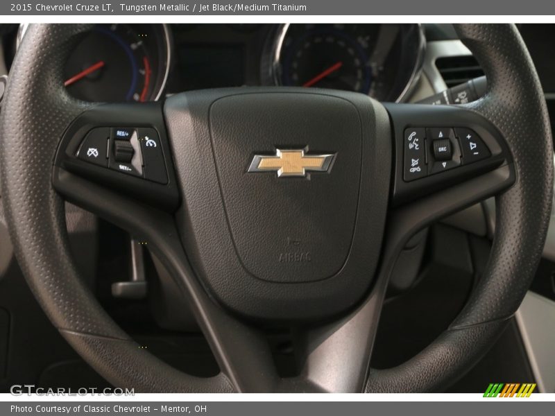 Tungsten Metallic / Jet Black/Medium Titanium 2015 Chevrolet Cruze LT