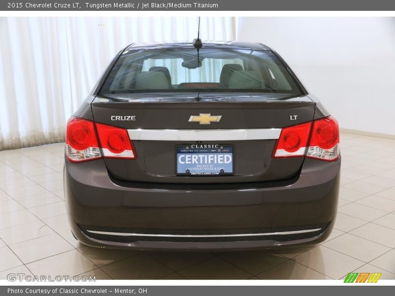 Tungsten Metallic / Jet Black/Medium Titanium 2015 Chevrolet Cruze LT