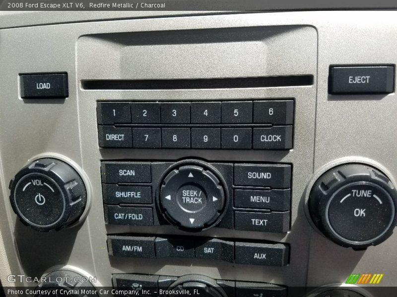 Redfire Metallic / Charcoal 2008 Ford Escape XLT V6