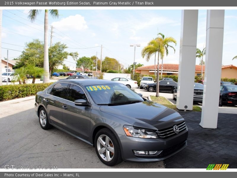 Platinum Gray Metallic / Titan Black 2015 Volkswagen Passat Wolfsburg Edition Sedan