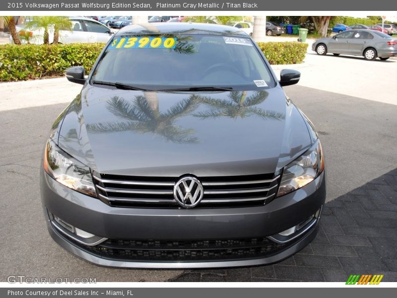 Platinum Gray Metallic / Titan Black 2015 Volkswagen Passat Wolfsburg Edition Sedan