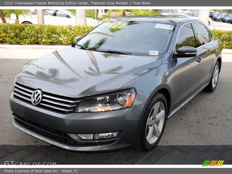 Platinum Gray Metallic / Titan Black 2015 Volkswagen Passat Wolfsburg Edition Sedan