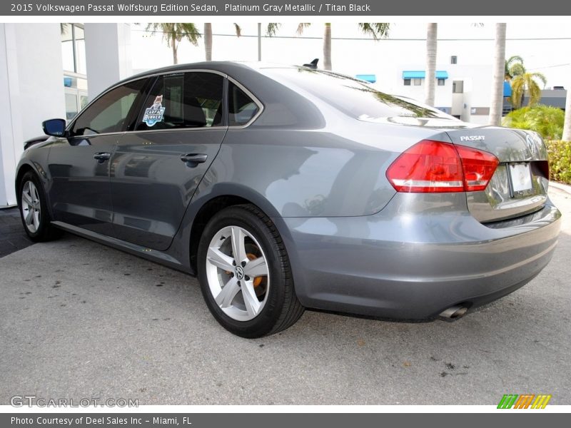 Platinum Gray Metallic / Titan Black 2015 Volkswagen Passat Wolfsburg Edition Sedan