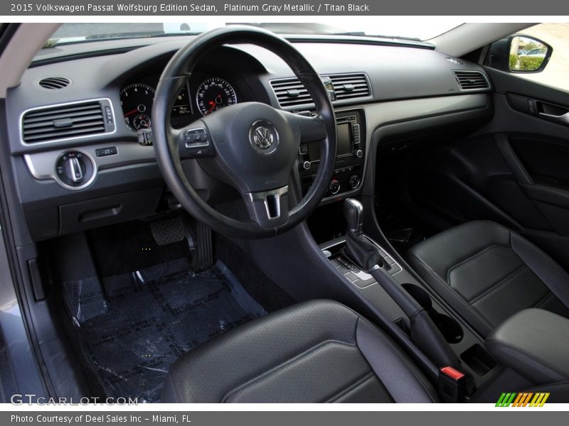 Platinum Gray Metallic / Titan Black 2015 Volkswagen Passat Wolfsburg Edition Sedan