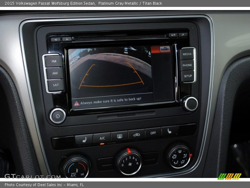 Platinum Gray Metallic / Titan Black 2015 Volkswagen Passat Wolfsburg Edition Sedan