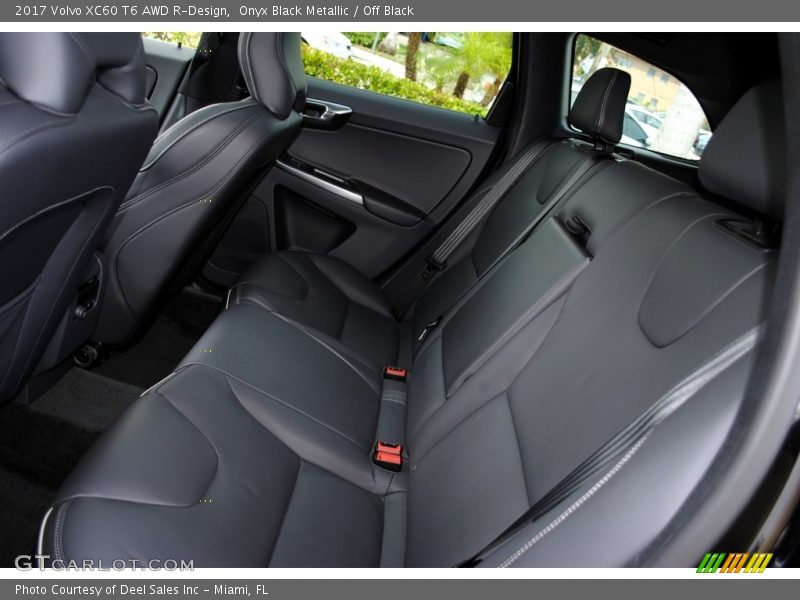 Rear Seat of 2017 XC60 T6 AWD R-Design