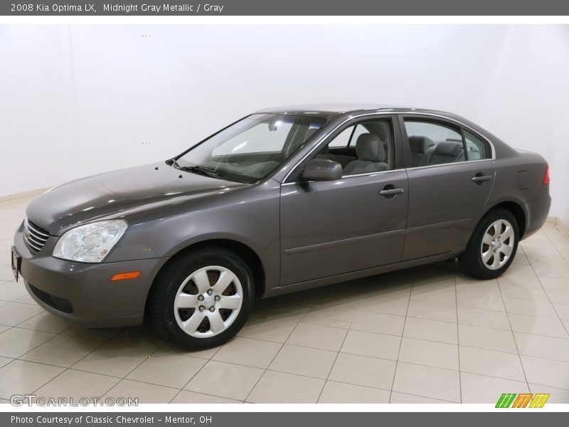 Midnight Gray Metallic / Gray 2008 Kia Optima LX