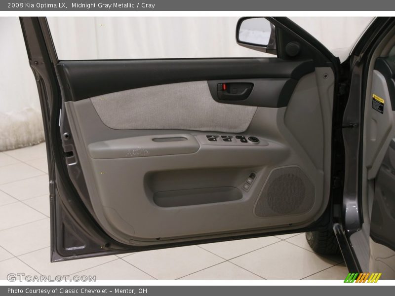 Midnight Gray Metallic / Gray 2008 Kia Optima LX
