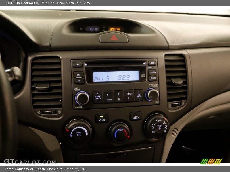 Midnight Gray Metallic / Gray 2008 Kia Optima LX