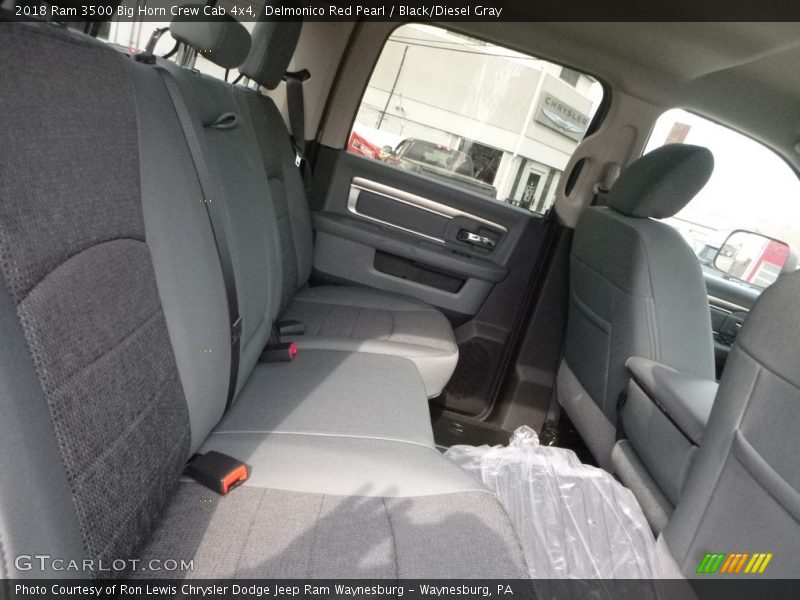 Delmonico Red Pearl / Black/Diesel Gray 2018 Ram 3500 Big Horn Crew Cab 4x4