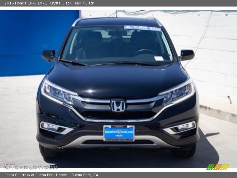 Crystal Black Pearl / Black 2016 Honda CR-V EX-L