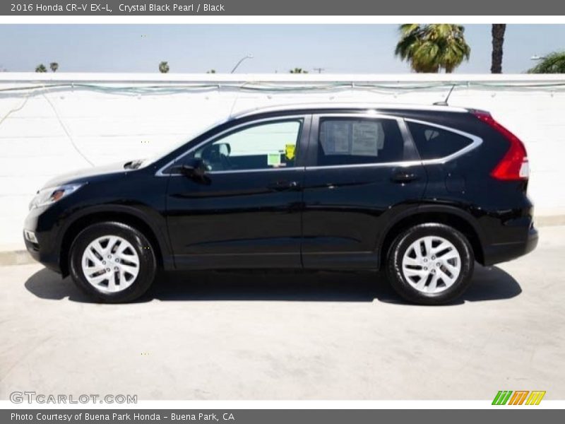 Crystal Black Pearl / Black 2016 Honda CR-V EX-L