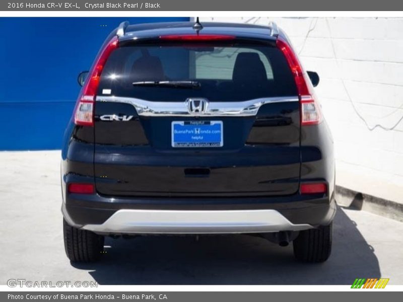 Crystal Black Pearl / Black 2016 Honda CR-V EX-L