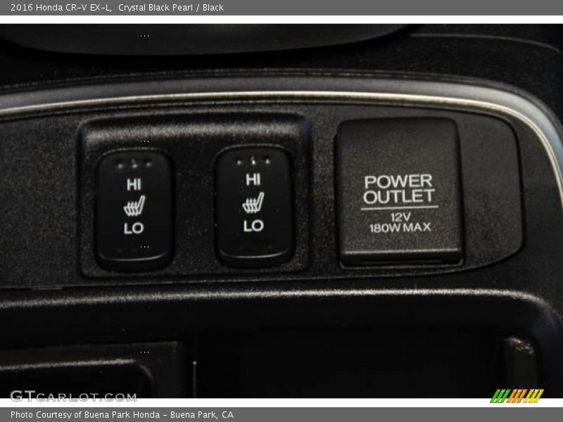 Crystal Black Pearl / Black 2016 Honda CR-V EX-L