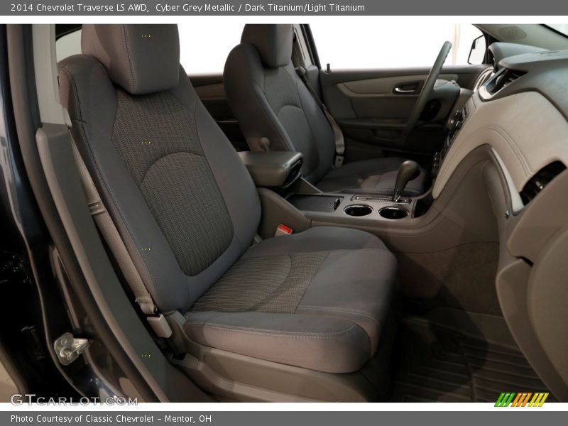 Cyber Grey Metallic / Dark Titanium/Light Titanium 2014 Chevrolet Traverse LS AWD