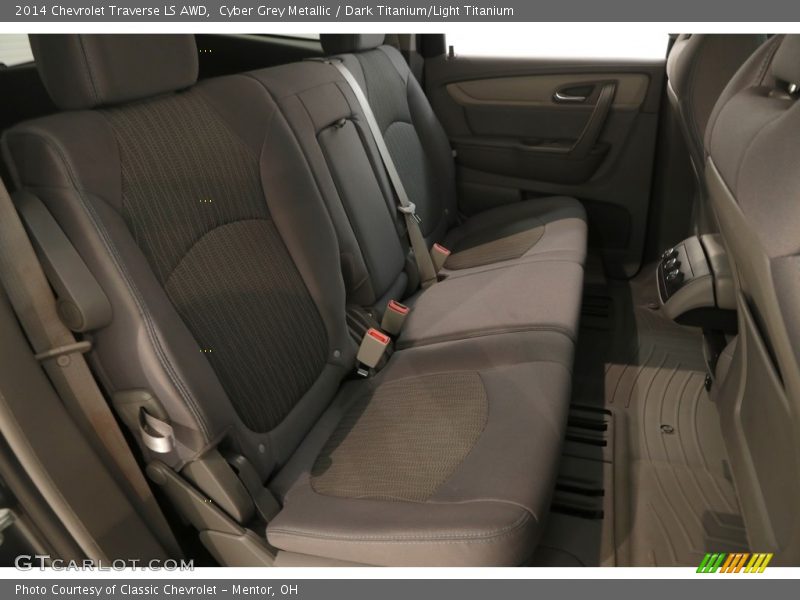 Cyber Grey Metallic / Dark Titanium/Light Titanium 2014 Chevrolet Traverse LS AWD
