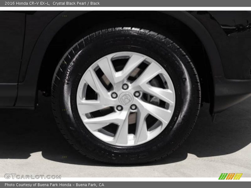 Crystal Black Pearl / Black 2016 Honda CR-V EX-L