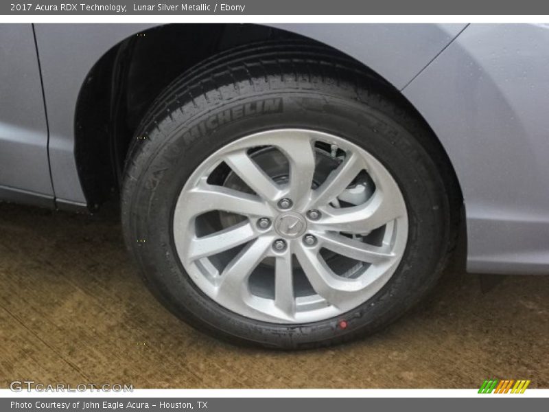 Lunar Silver Metallic / Ebony 2017 Acura RDX Technology