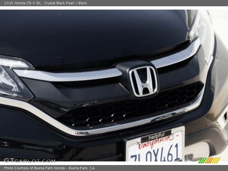 Crystal Black Pearl / Black 2015 Honda CR-V EX