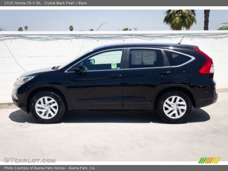 Crystal Black Pearl / Black 2015 Honda CR-V EX