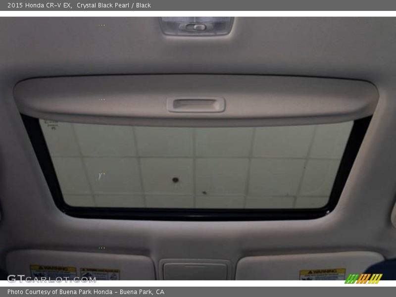 Crystal Black Pearl / Black 2015 Honda CR-V EX