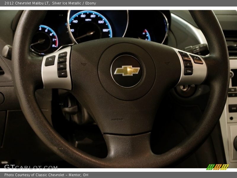 Silver Ice Metallic / Ebony 2012 Chevrolet Malibu LT